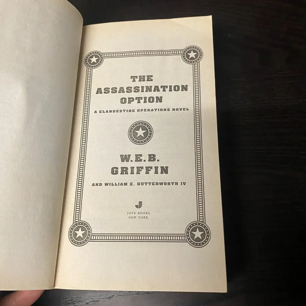 Assassination Option by W. E. B. Griffin (2015, Us-Tall Rack Paperback)